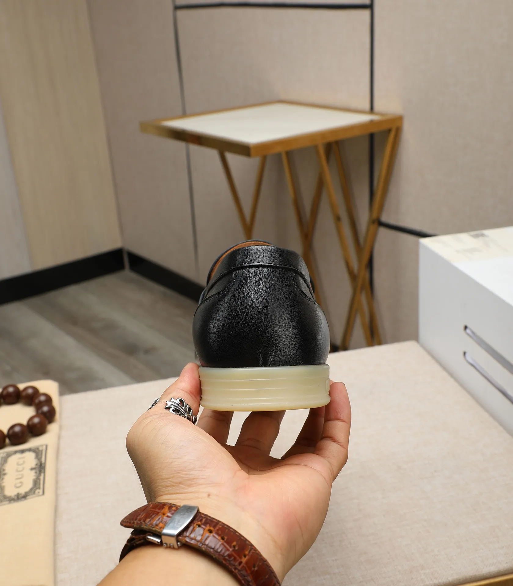 Men's shoes 💰520 📛📛Original (water-dyed cow lining) GUCCI official website formal shoes🌀 Italian 🇮🇹Imported cowhide➕Top imported water-dyed cowhide lining💋Finely handmade Original bottom, the real thing looks better when photographed in person Standard size 38-44